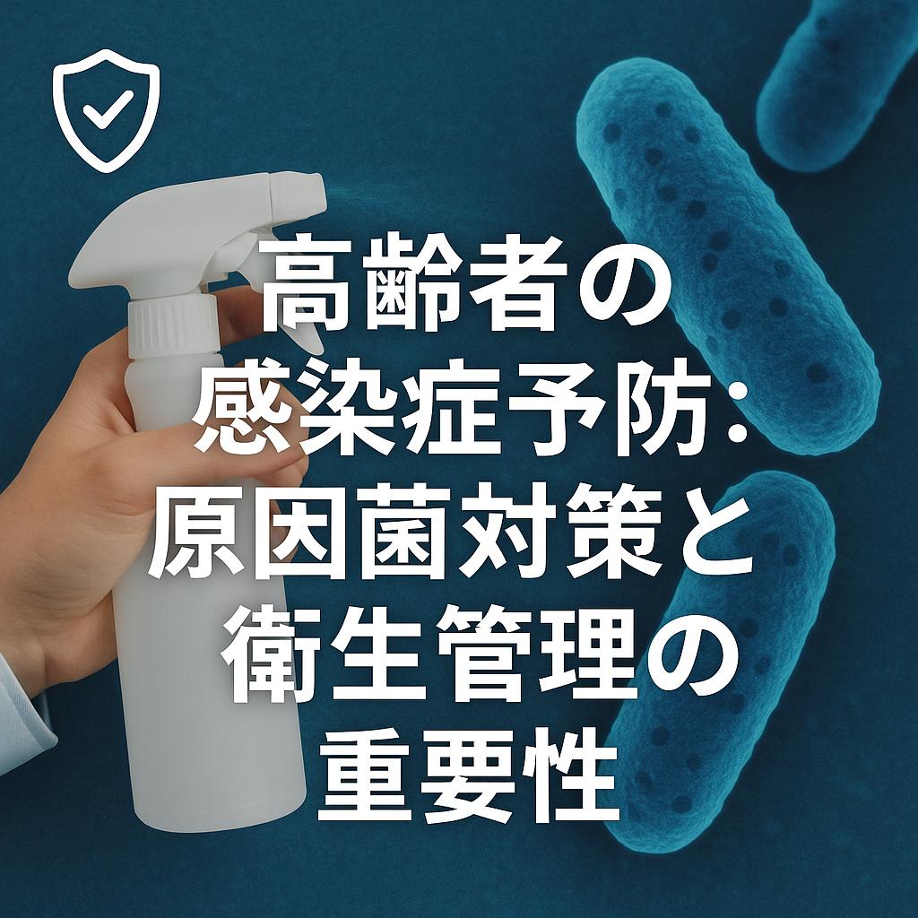 高齢者の感染症予防：原因菌対策と衛生管理の重要性
